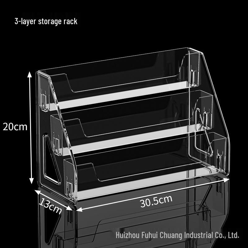 Acrylic Tiered Bookshelf for Children's Picture Books and Magazines