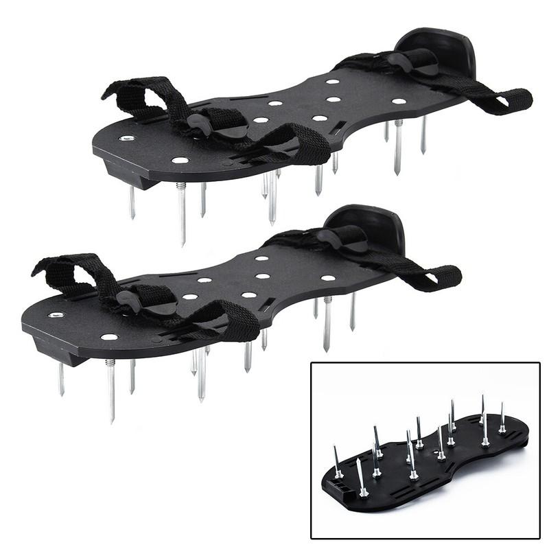1pair Lawn Punching Shoes For Lawns Courtyards Terraces Garden Lawns Portable Loosen Soil Shoes Gardening Accessories