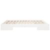 Bed Frame White 200 x 200 cm