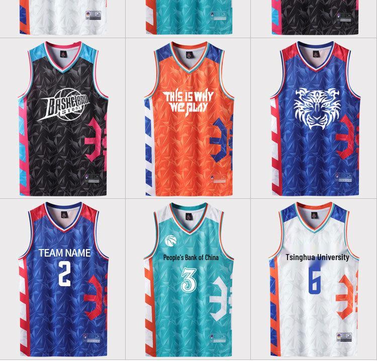 Men's College Basketball Training Jersey Set with Custom Printing & Numbering