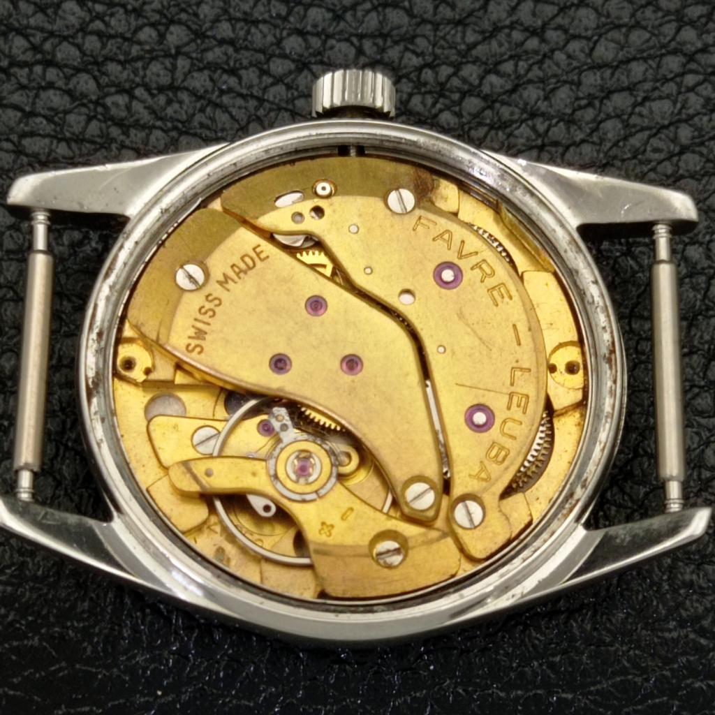 SWISS VINTAGE FAVRE LEUBA 253 HAND-WINDING MENS ORIGINAL DIAL WATCH a436422-2 R129-a436422