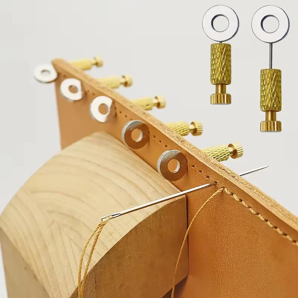 Leather Suture Positioning Needle Diy Manual Portable Leather Locking Pins Suture Clamping Fixed Prevent Dislocation Tools
