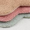 Plush Eye Mask with Elastic Band, Ear-Friendly, Lamb Wool, Solid Color, High-Style Silk Imitation for Napping.