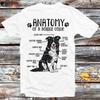 Anatomy of a Border Collie T Shirt B719