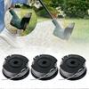 For Parkside Trimmers Set of 3 Replacement Spools with 4 Meter Cutting Line for Professional Grass Trimming and Lawn Maintenance
