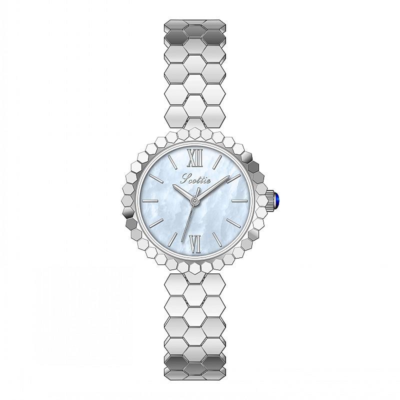 Round Style Fashion Light Luxury Temperament Bracelet Watch Women'S Watch Personalized Strap Women'S Watch Women