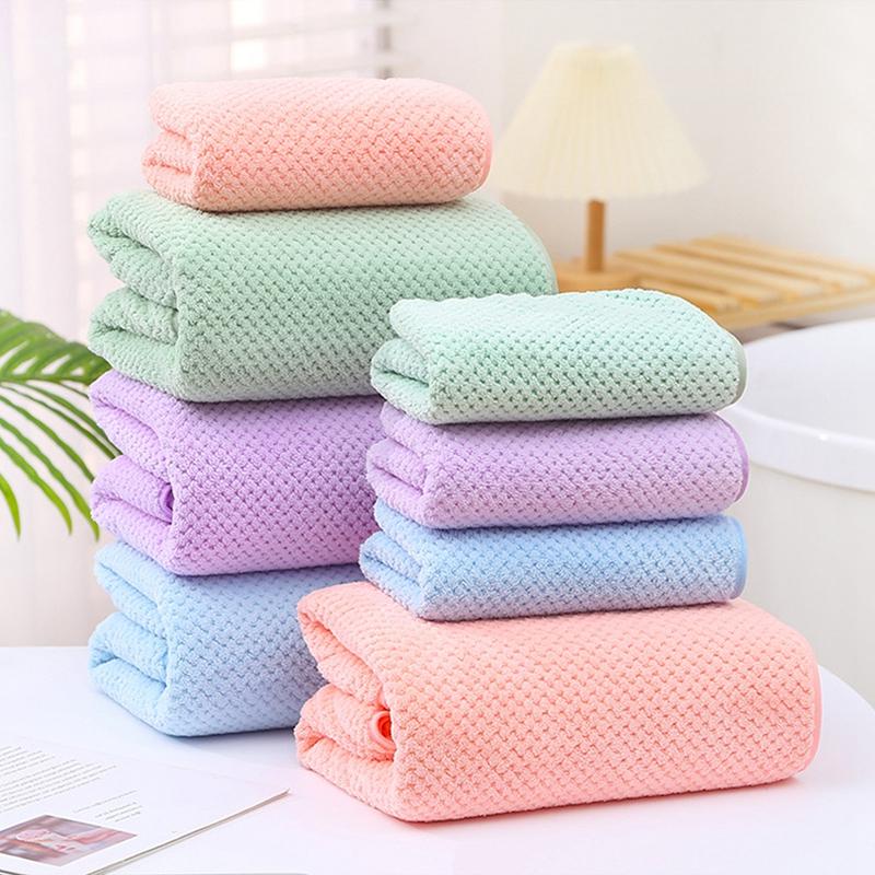 Absorbent Towels Coral Fleece Bath Towel For Adults Soft Bath Face Towel Bath Bathroom Towels