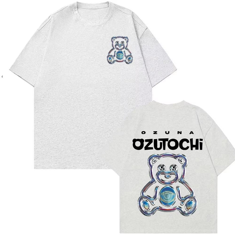 Rapper Ozuna Ozutochi Album Cover Essentielle T-Shirts Mode Vintage Herren Damen FrühlingSommer Kurzarm Oberteil Streetwear