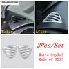 Dashboard Air AC Conditioning Outlet Vent Frame Decoration Cover Trim For Nissan Kicks 2016 - 2024 ABS Carbon Fiber Accessories