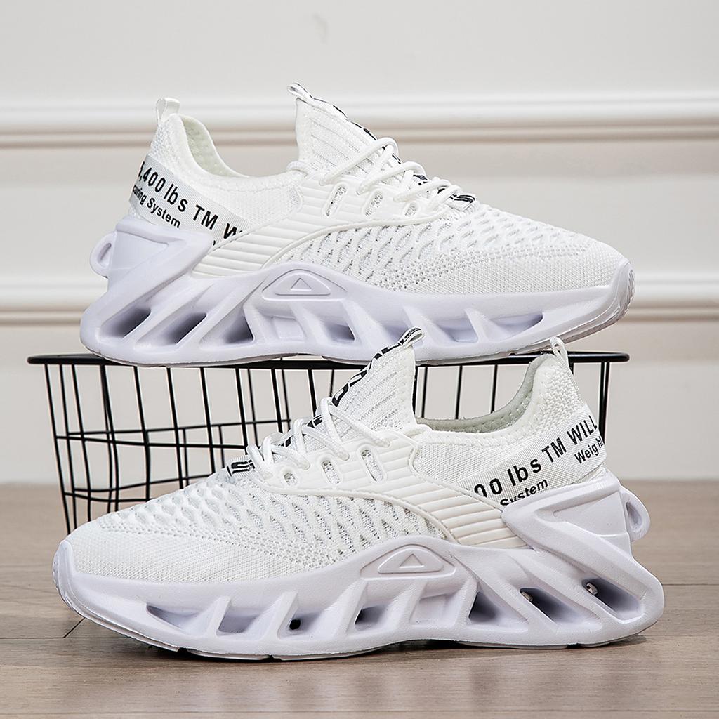 Damen Laufschuhe Atmungsaktive Outdoor Freizeit Walking Schuhe für Damen Dicke Sohlen Mode Leichter Sneaker