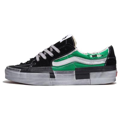 Sk8 Comfortable Low-Top Skate Shoes Unisex Sneakers Black Green VN0009QSYJ71