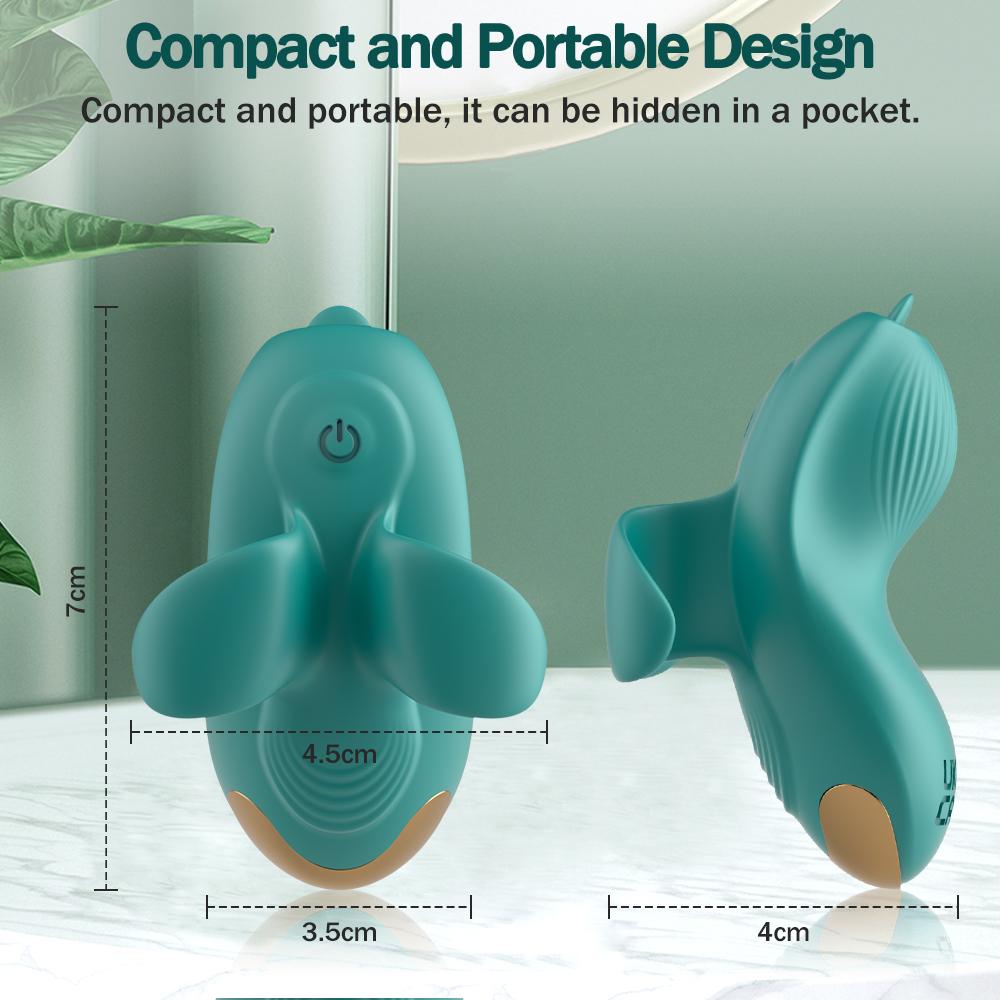 Beginner Mini Finger G Spot Vibrator Clit Nipple Orgasm Massager 9 Frequency Female Masturbation Lesbian Sex Toys for Couples