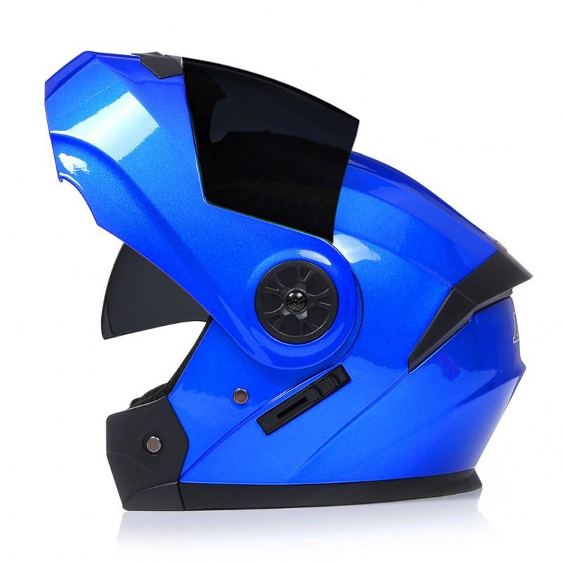 BLD Factory-direct Electric Motorcycle Helmets With Dual Lenses Removable Detachable Cycling Men Women