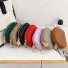 Mini Pu Keychain Coin Purse Lipstick Pouch Makeup Storage Earphone Storage Bag Wallet Korean Style Bag Pendant Accessories