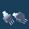 In Stock: 5.8x5.8 and 8.5x8.5 High/Flat Head Self-Locking Button Switch, Non-Locking Option Available