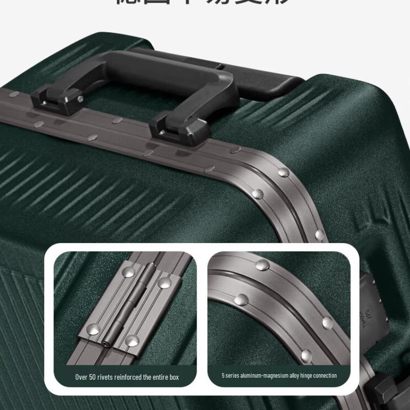OIWAS Aluminum Frame PC Hard Shell Luggage