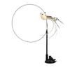 Simulation Bird Cat Toys Funny Interactive Peacock with Bell Cat Stick Toy for Kitten Playing Teaser Wand Toys Pet Cats Supplies