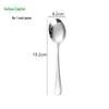 HUIHUADU 304 Stainless Steel Elliptical Spoon Set
