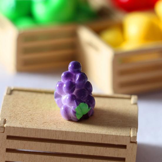 8 ks Domeček pro panenky Ovoce DIY Ručně vyráběné Pryskyřice Mini Jídlo pro domeček pro panenky pro Dekoraci