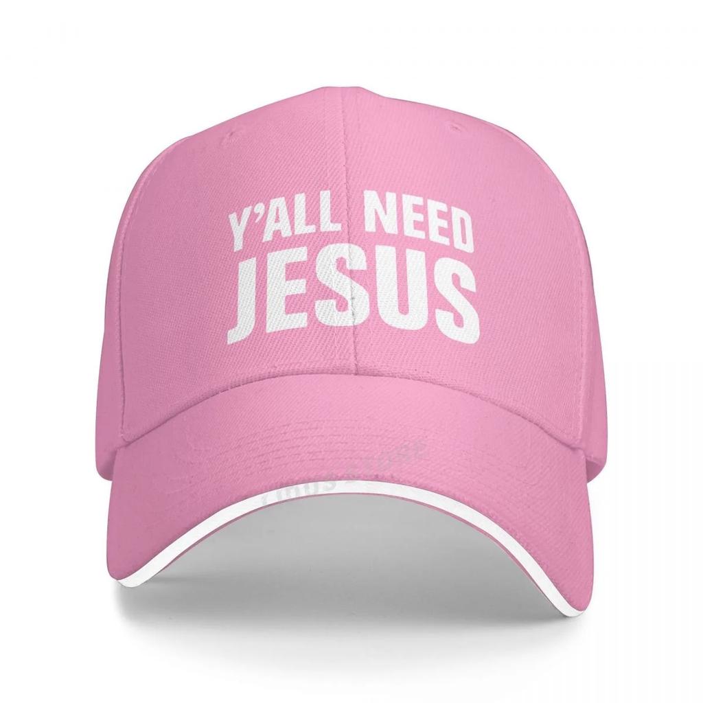 Y'all Need Jesus Letter Printed Baseball Cap Fashion Men Women Trucker Hat Casquette Snapback Gorras Boinas Hats