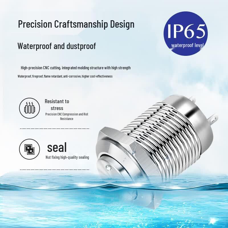 Waterproof Metal Push Button Switch
