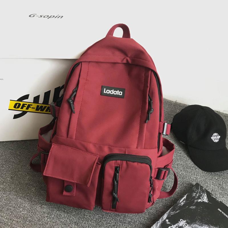 Korean Style Simple Student Backpack