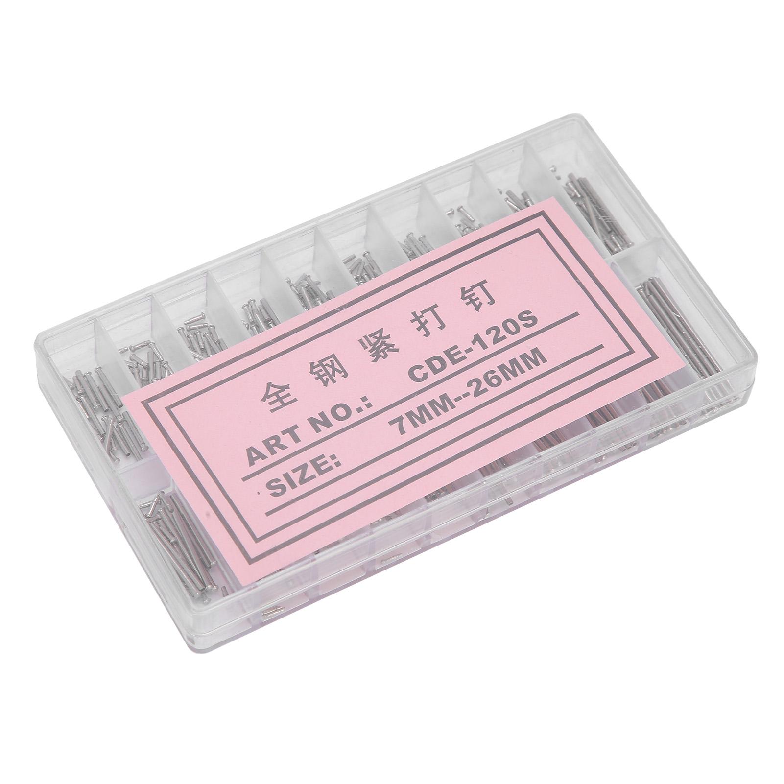 

Tube Friction Pin Pressure Bars Pins Rivet Ends for Watch Band Clasp Straps Buckles Thickness 1.2mm