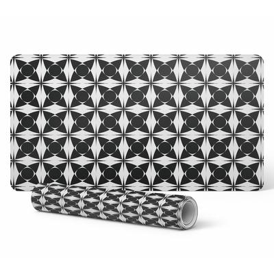 Mata Dekoracyjna Pod Laptopa Na Biurko Geometryczny Wzór Retro 100X50 Cm
