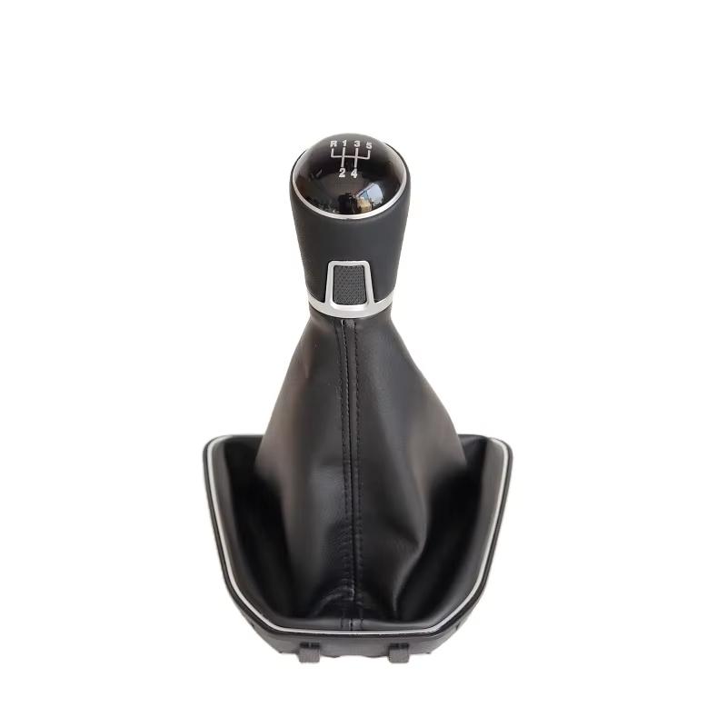New Manual 5 6-Speed gear Shift Knob Lever Stick leather boot for VW caddy 2015 5 speed