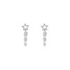Knock and Shine: Exquisite Star Zircon Earrings for Women - Versatile Five-Pointed Design
