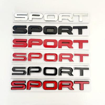 1 st 3D ABS Sportbil Baklucka Sida Skärm Emblem Märke Dekaler Klistermärke Styling Tillbehör För Discovery Range Rover