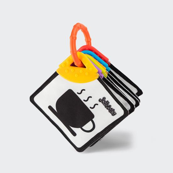 

Crinkle Book Safe Расширенное зрение Ткань Интеллектуальный прорезыватель Тканевая книга для детского сада