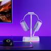 1 Set Headphone Backlight Aluminum Headphone Stand RGB Display Bracket Vertical Gaming Headset
