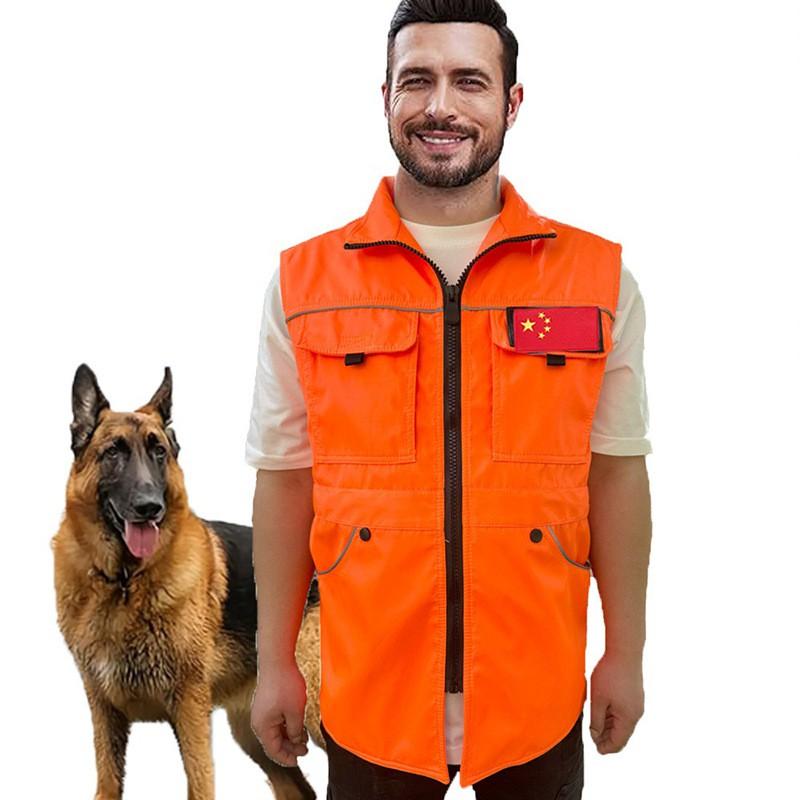 K9 Training Vest Dog Trainers Orange
