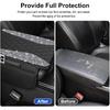 NBTEPEM Bling Car Center Console Cover, Leather Middle Console Cover With 2 Storage Bags, Universal Arm Rest Cover Protector, Bling Car Accessories