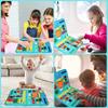 Montessori Sensory Board Busy Book Reisespielzeug Vorschulische Lernaktivitäten Pädagogisch für Kleinkinder Kinder Grundlegende Lebenskompetenzspielzeug