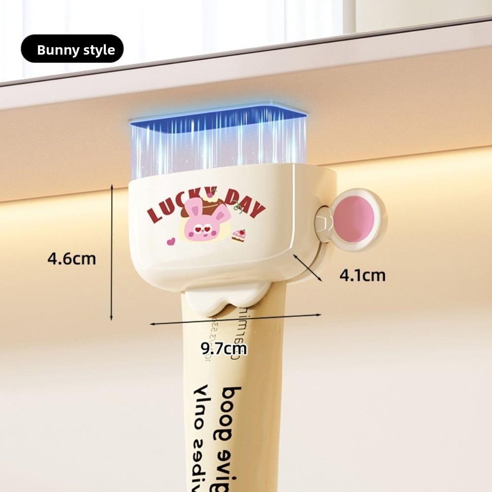 Kawaii Wall Mounted Magnetic Toothpaste Squeezer Cartoon Anime Toothpaste Dispenser Waterproof Tube Squeezer Accessories