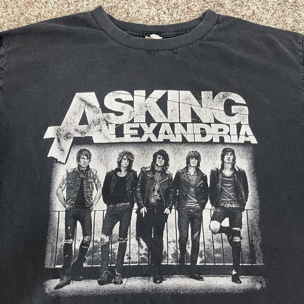 Asking Alexandria Band Members  Black Shirt Unisex Concert S5XL TR516 Unisex T-Shirt S