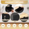 Wood Tampon Holder Bathroom Pad and Tampon Storage Box with Lid and Drawer Feminine Product Organizer for Toilet Desktop Decor