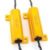 2 Pcs Wirewound Resistor 25W 8ohm 50W 6ohm LED Decoder Load Resistors for Car Fix LED Bulb Fast Flash Turn Signal Blink Error Code