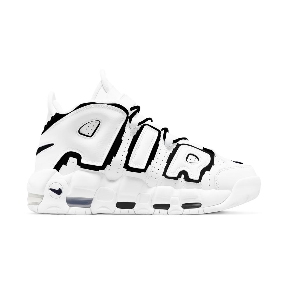 Nike Air More Uptempo GS Broken Sky Cushioning Abrasion Resistant Slip Resistant DH9719-100(Team1510-)
