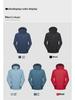 Men's 3-in-1 Detachable Waterproof & Windproof Mountaineering Jacket, Winter Thick Warm Women's Couple Jacket
