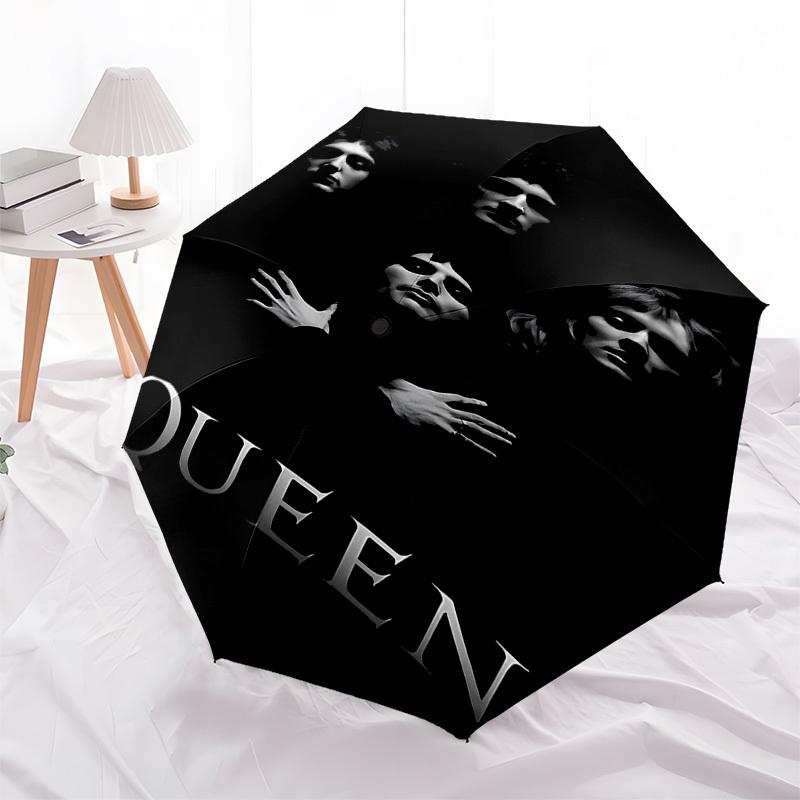 1pc Queen Automatic Open, Windproof, Compact Travel Umbrella, Gift for Birthday, Christmas, Business 93094