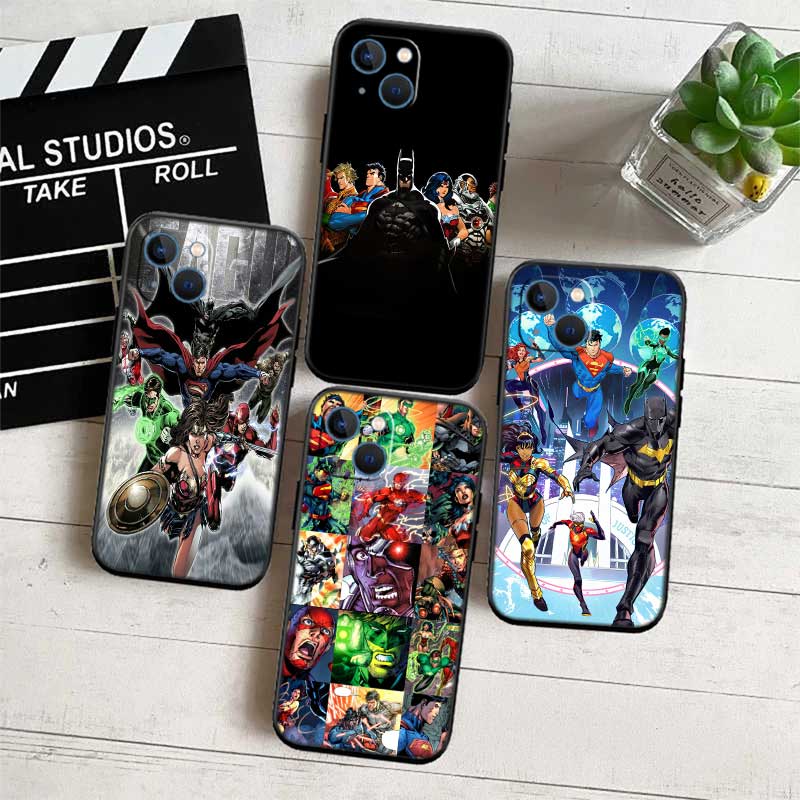 RE42 Justice league New High-End Shell Phone Case for Redmi Note 13 14 Pro+ Plus A3 A3X 13X 13C 13R 14S 14C 14R