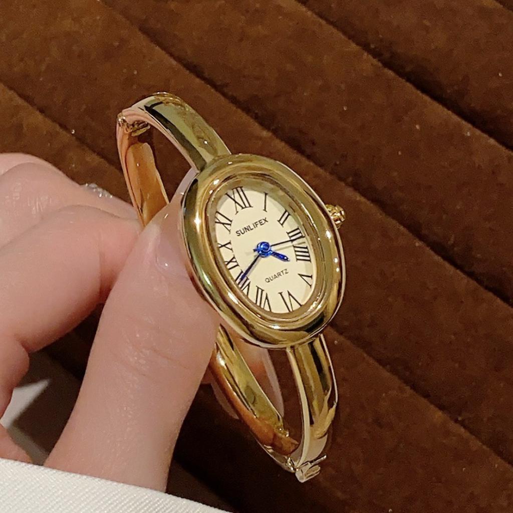 Watch Women's Bath Bracelet Watch Roman Scale High-end Temperament Versatile Quartz Watch