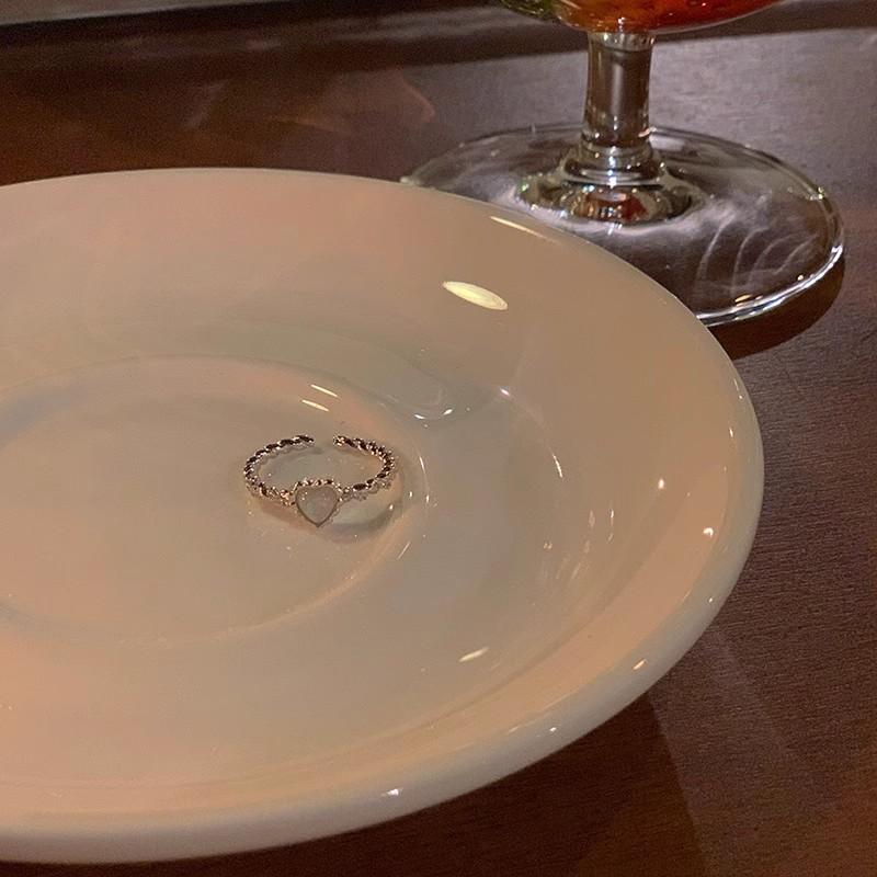 Summer flower love ring niche index finger ring adjustable exquisite opening ring tide