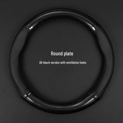 Universal Car Steering Wheel Cover: D-Type & O-Type, All-Season, Fits 99% of New & Old Car Models.
