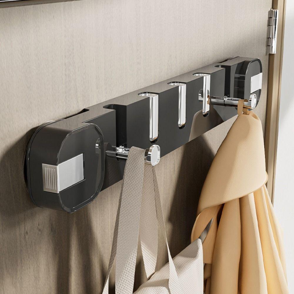Detachable Foldable Wall Row Hook Waterproof Door Back Clothes Hook INS Key Hook Rack  Towels