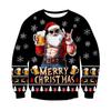 Xmas Christmas Sweater For Men Women Long Sleeve Funny Ugly Santa Claus Playing Hockey Jumpers Party Pullover Sweatshirt