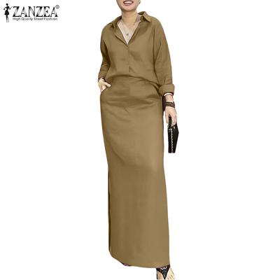Women Long Sleeve Blouse and Skirts Casual Two Piece Suit Sets